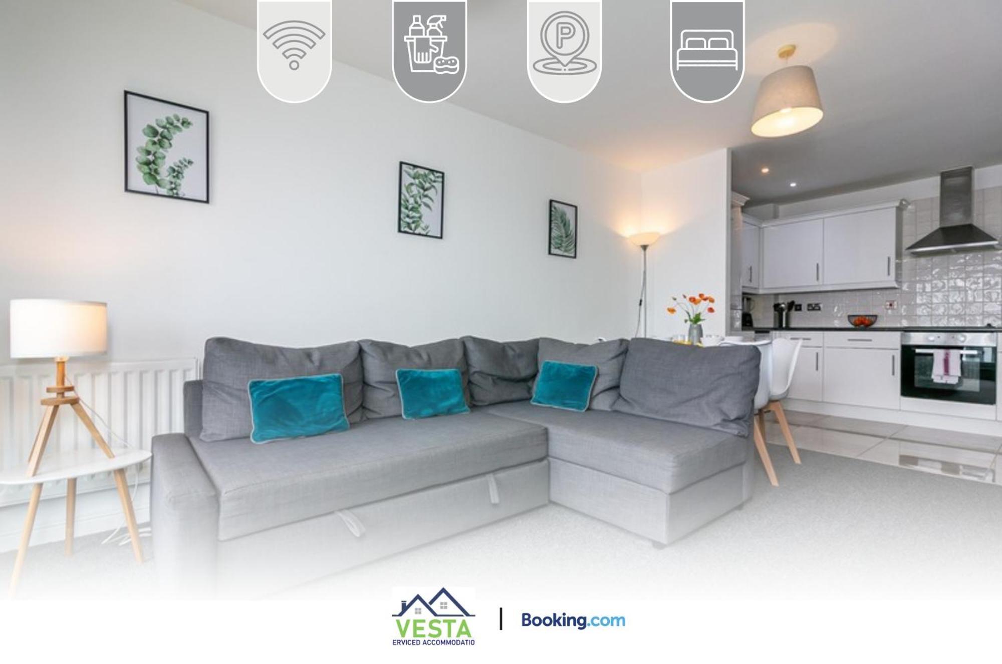 Two Bedrooms Apartment By Vesta Serviced Accommodation & Short Lets Hatfield With Free Wifi Exterior photo